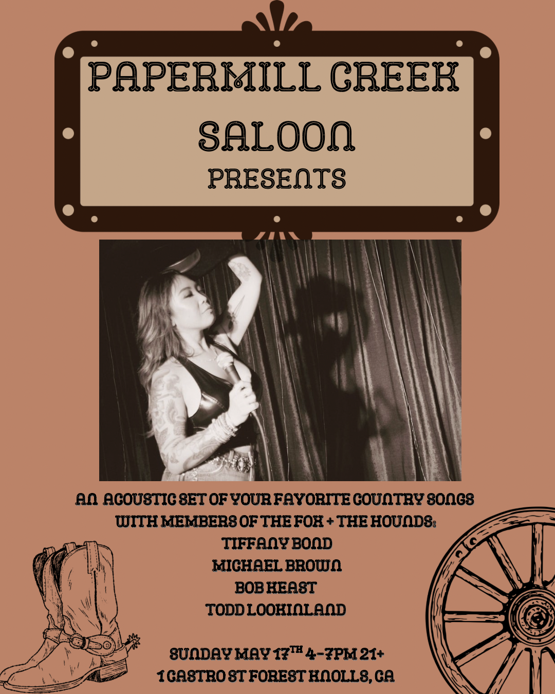 The Fox + The Hounds at the Paper Mill Creek Saloon 2026.05.17