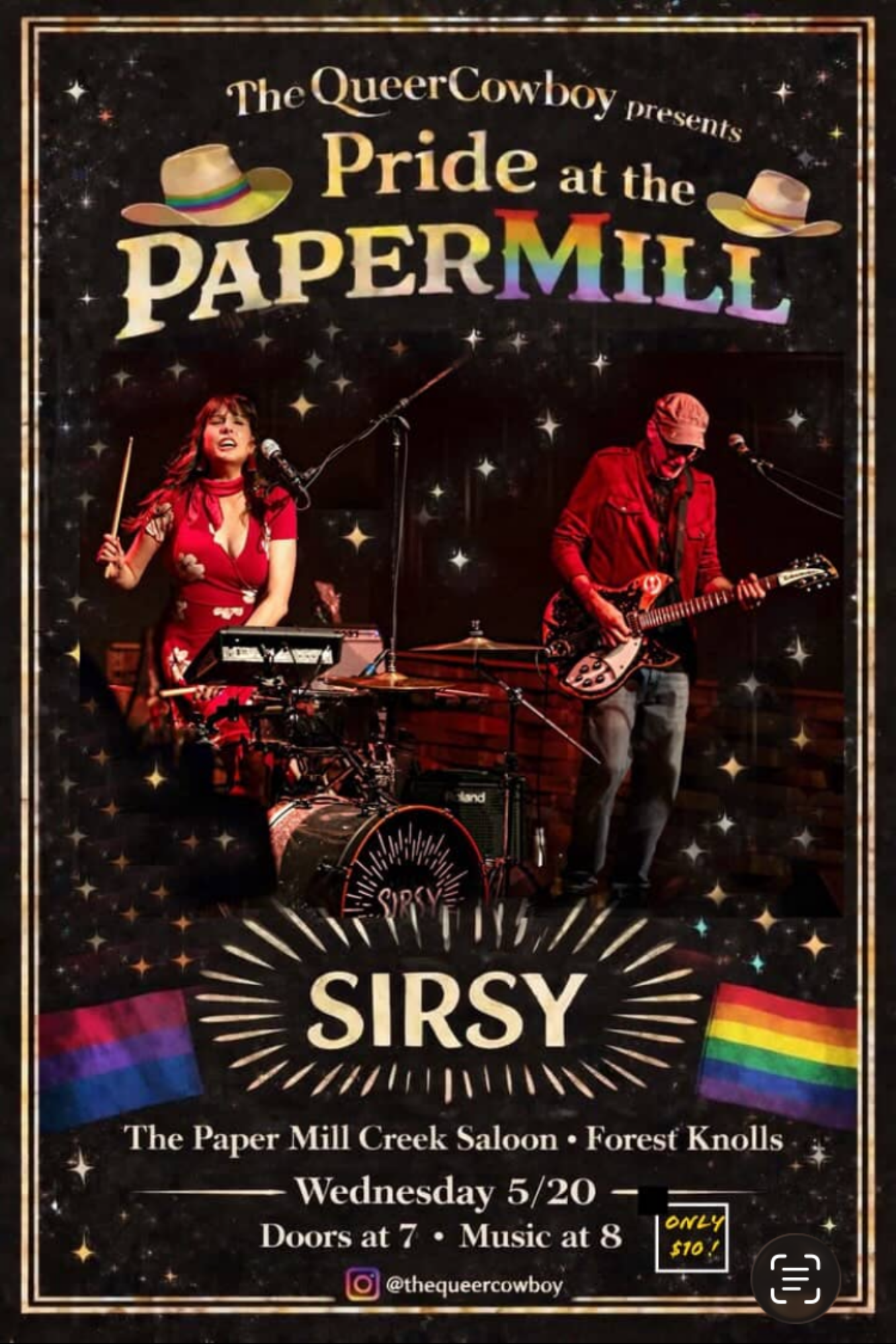 Sirsy at the Paper Mill Creek Saloon