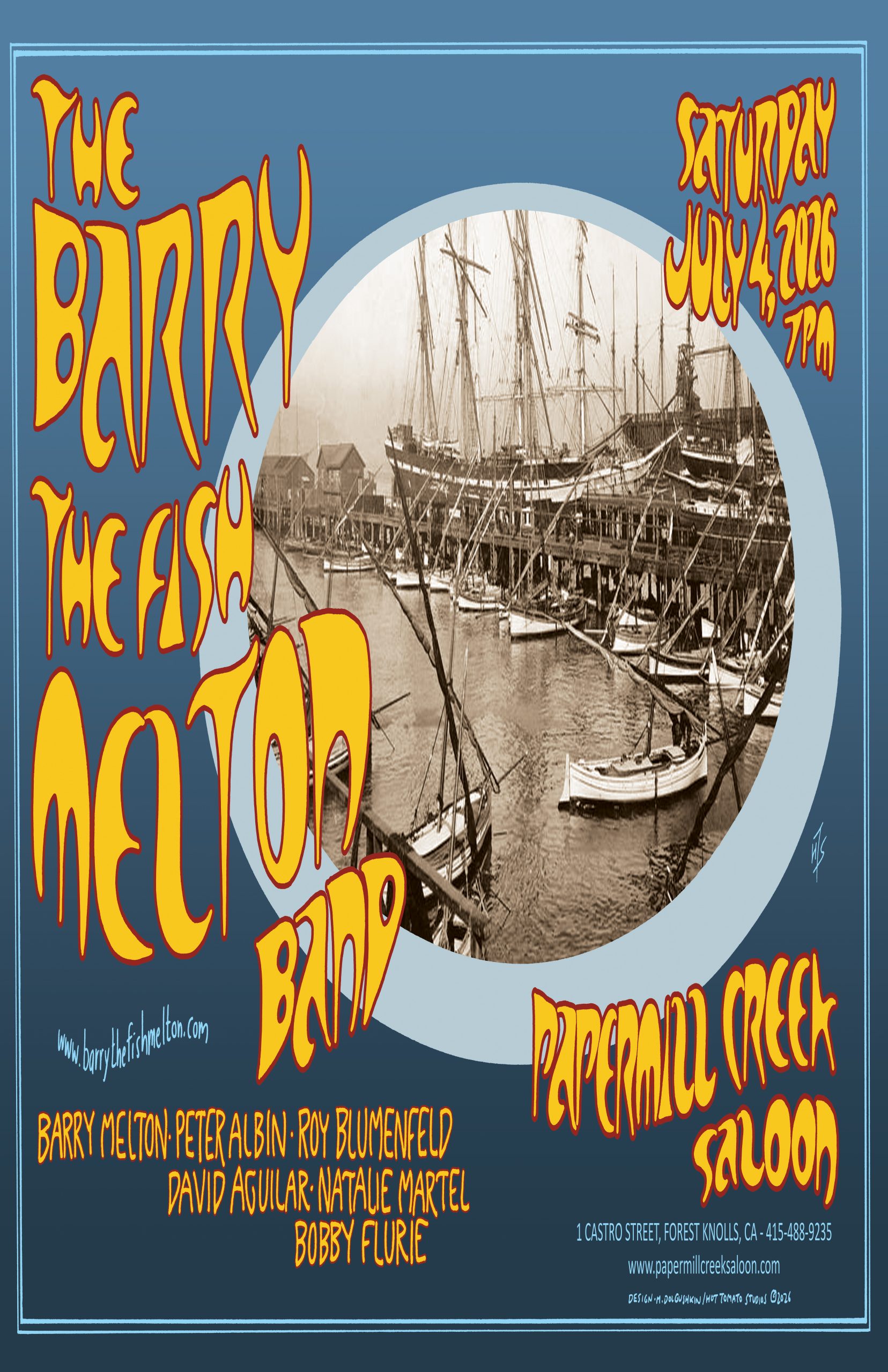 Barry The Fish Melton at the Paper Mill Creek Saloon