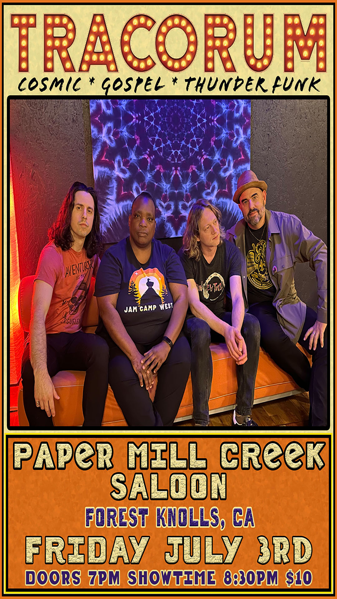 Tracorum at the Paper Mill Creek Saloon
