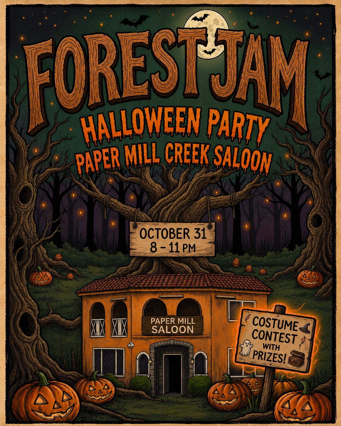 Forest Jam Band Halloween Show