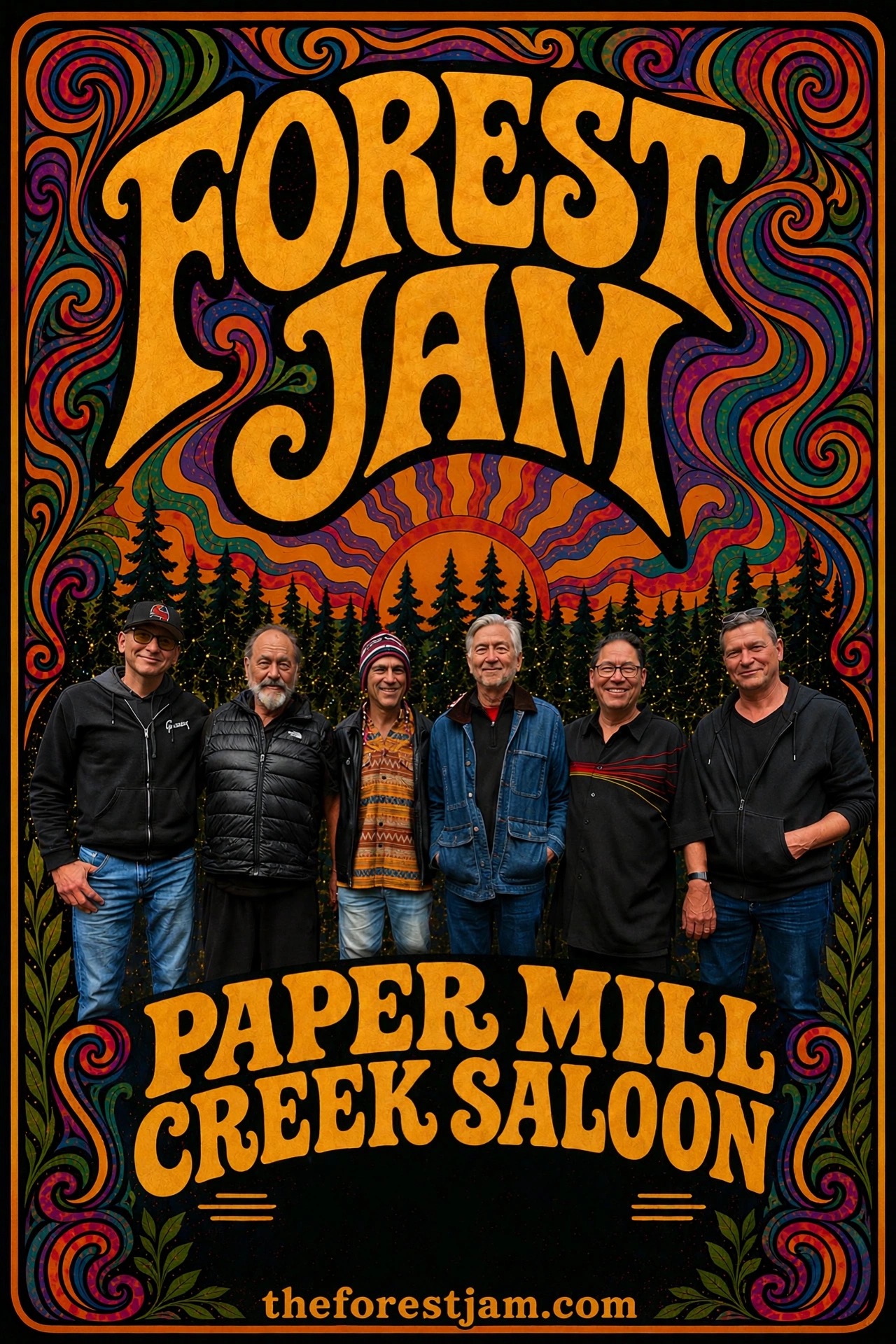 Forest Jam at the Paper Mill Creek Saloon in Forest Knolls